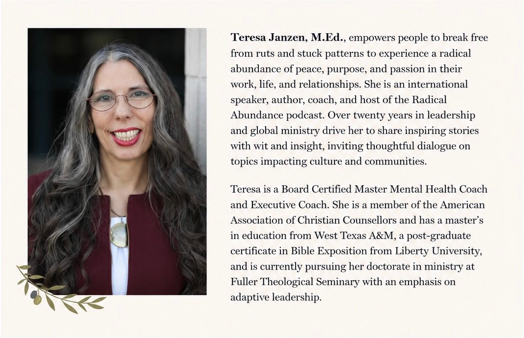 Teresa Janzen Bio